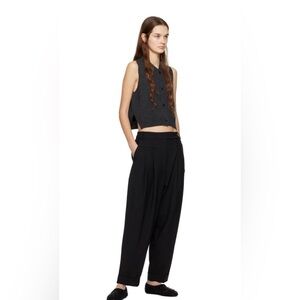 Monica Cordera black carrot pants. Excellent condition.